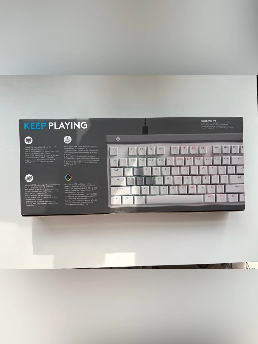 Logitech G515 Rapid TKL Low-Profile Wired Gaming Keyboard